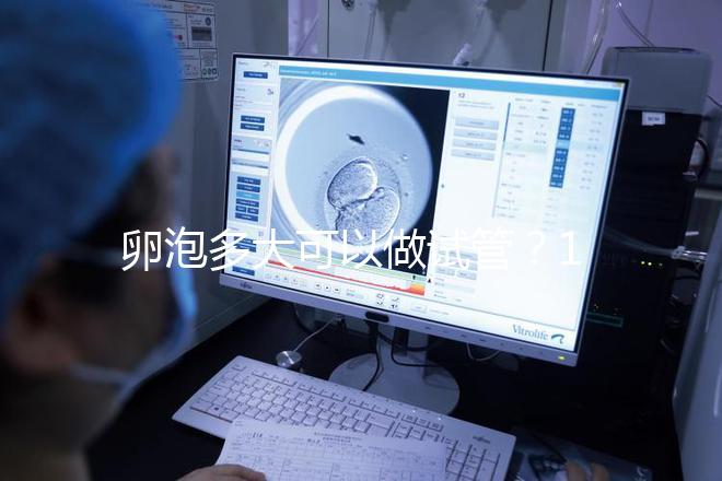 卵泡多大可以做試管？18可用,大小越接近22mm質量最好