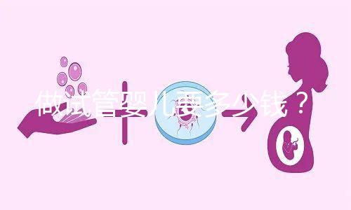 做試管嬰兒要多少錢？