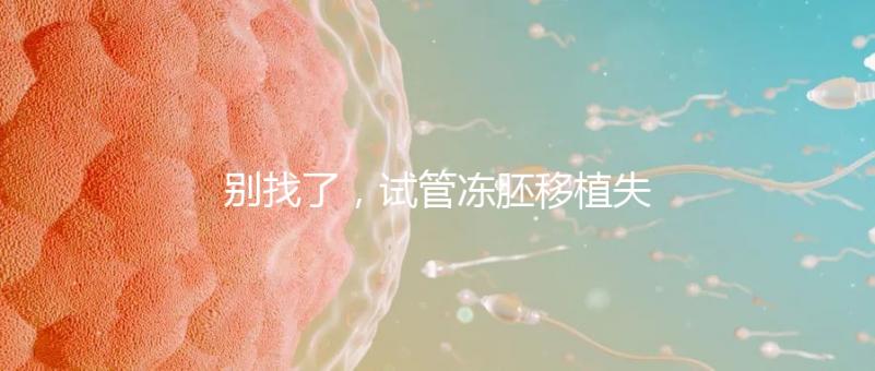 別找了，試管凍胚移植失敗的10大原因全在這里！