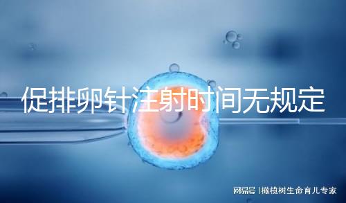 促排卵針注射時間無規定，上午打還是下午打都可以