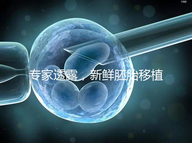 專家透露,新鮮胚胎移植后黃體酮血塊異常,以確保您理解