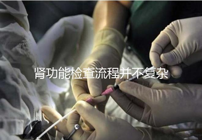 腎功能檢查流程并不復雜，掌握這幾個步驟方可一步到位