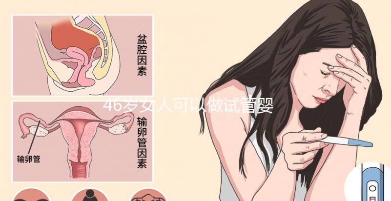 46歲女人可以做試管嬰兒?jiǎn)幔孔月炎詰巡皇且患y事